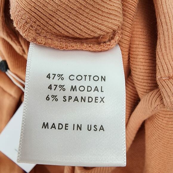 Lovers + Friends Johnson Open Back Thong Bodysuit In Terracotta Size Small - Picture 4 of 6